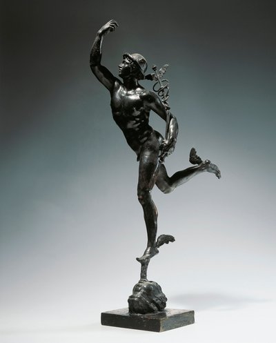Bronze Statuette of Flying Mercury by Giambologna