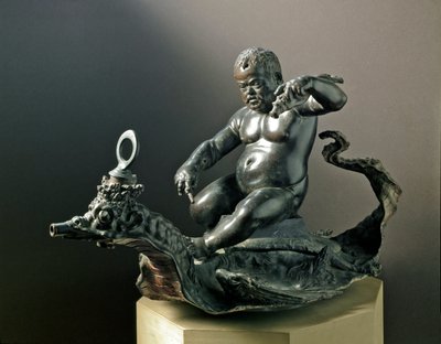 The Dwarf Morgante Braccio di Bartolo, the Dwarf of Cosimo I de Medici. Bronze Sculpture by Giambologna by Giambologna