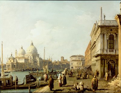 Venice: A View of Santa Maria della Salute and the Grand Canal from the Piazzetta by Canaletto