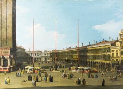 Venice, View of Piazza San Marco with the Procuratie by (1697 1768) Canaletto