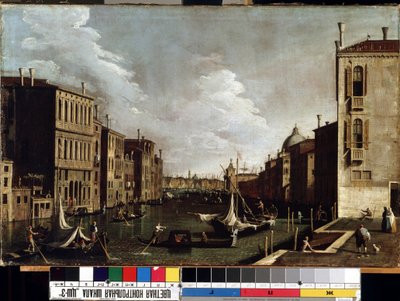 View of the Grand Canal in Venice by Canaletto