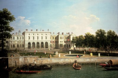 Old Somerset House from the River Thames, London by Canaletto