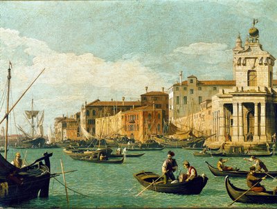 Punta della Dogana and Giudecca Canal, Venice by Canaletto