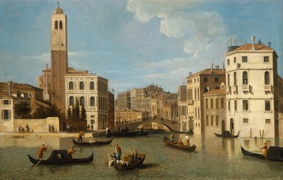 The Entrance to the Canareggio, Venice by Canaletto
