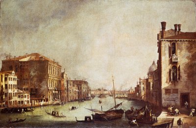 View of Canal Grande from San Vio by Canaletto