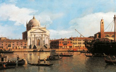 View of Church of Redeemer and St James, Venice by Canaletto