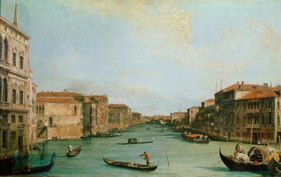 View of Canal Grande from Balbi Palace, Venice by Canaletto