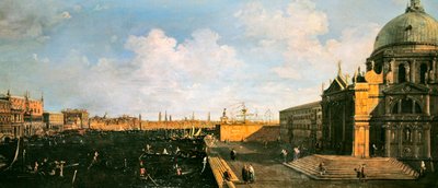View of the Grand Canal and Santa Maria della Salute by Canaletto