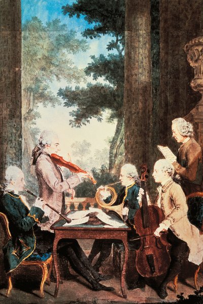 Concert with Oboe, Violin, Horn and Cello by Carmontelle