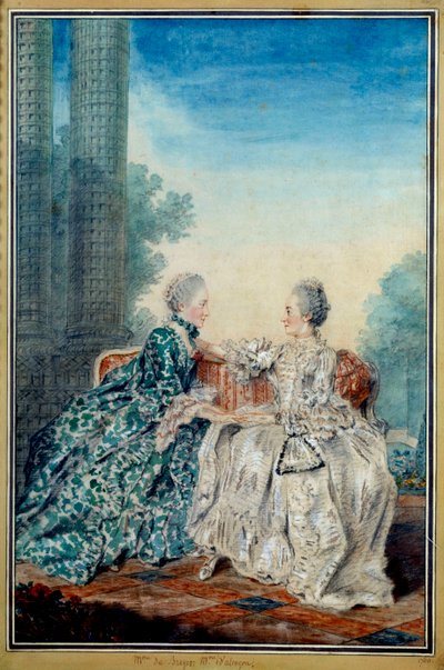 Portrait of Madame de Breget and Madame d