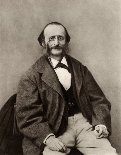 Jacques Offenbach (1819-1880) born Jakob Levy Eberst Offenbach at Cologne. German-born French opera-comique composer and conductor by (1820 1910) Nadar