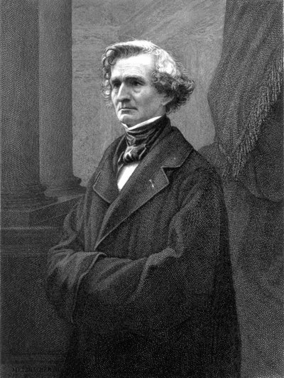 Portrait of Berlioz after Nadar - in 