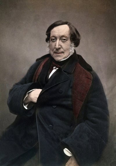 Gioachino Rossini, Italian composer by Nadar