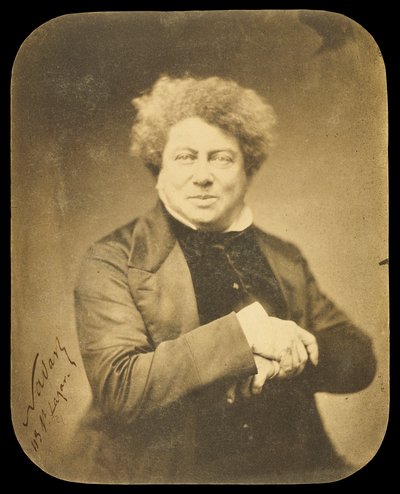 Portrait of Alexandre Dumas by Nadar