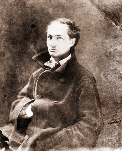 Portrait of Charles Baudelaire, Writer (1821-1867) by Nadar