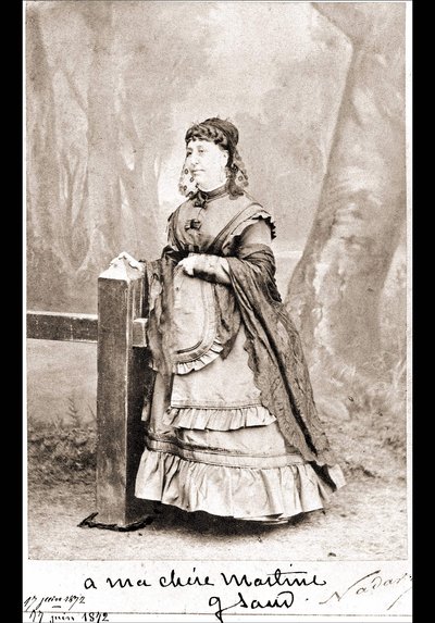 Portrait of George Sand (Aurore Dupin, Baronne Dudevant) (1804-1876) - photography by Nadar by Nadar