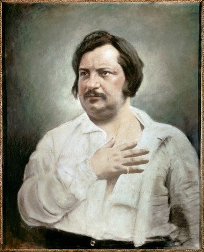 Portrait of Honore Balzac, French Writer by Nadar