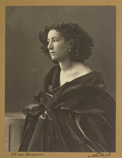 Portrait of Sarah Bernhardt in 1864 by Nadar by Nadar