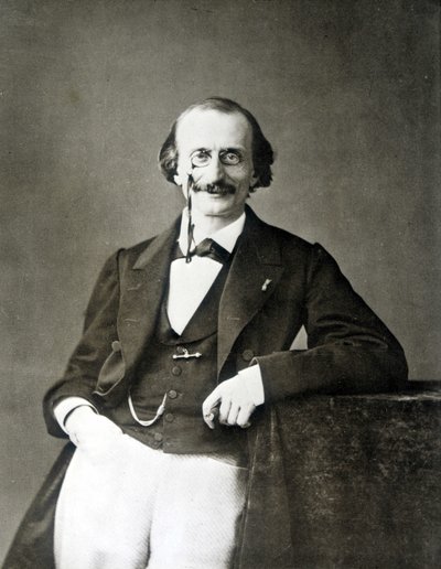 Portrait of Jacques Offenbach (1819-1880), German composer, naturalized French by Nadar by Nadar