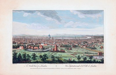 A North View of London in the 18th Century by (after) Canaleti