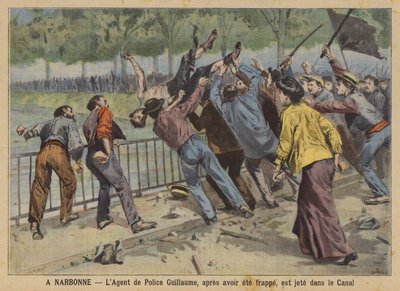 Winemakers Revolt in the French Midi by (after) Carrey