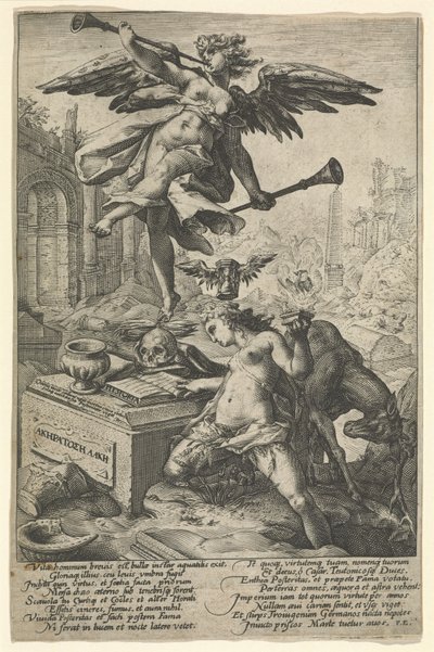 Fame and History, after 1586 by (after) Dutch School