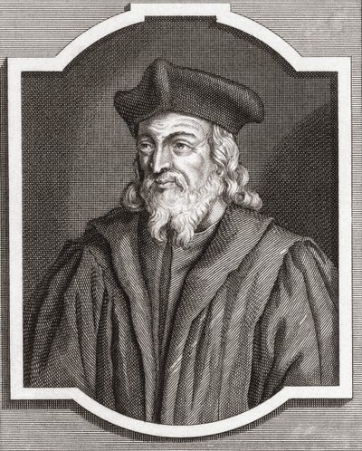 Jerome of Prague. Portrait by (after) Dutch School