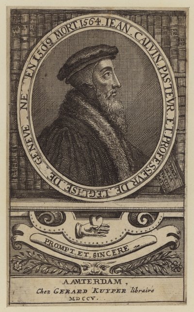 John Calvin, French Theologian and Pastor of the Protestant Reformation by (after) Dutch School