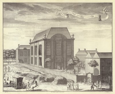 The Portuguese Synagogue, Amsterdam by (after) Dutch School
