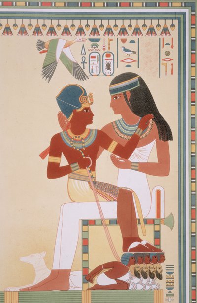 Amounoph II and his Governess from Histoire de l