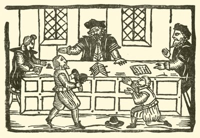 Illustration for The Roxburghe Ballads (woodcut) by (after) English School
