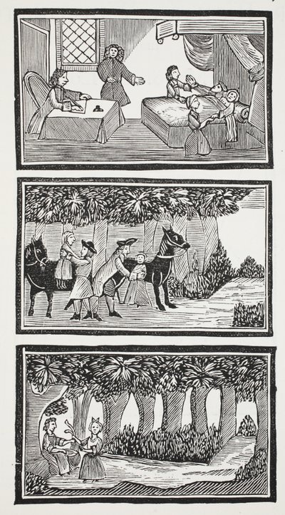 The History of The Two Children in the Wood, illustration from 