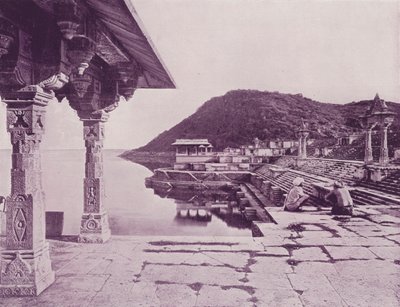 Marble Ghat, Rainuggur, Oodeypore by (after) English photographer