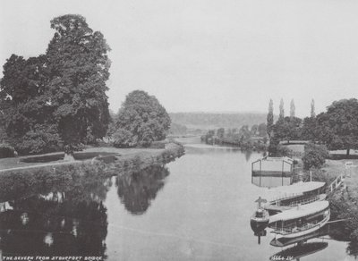 The Severn from Stourport Bridge by (after) English photographer