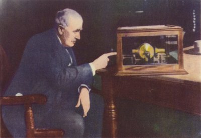 Thomas Alva Edison by (after) English photographer