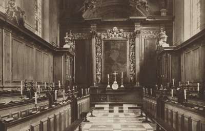Trinity College Chapel by (after) English photographer
