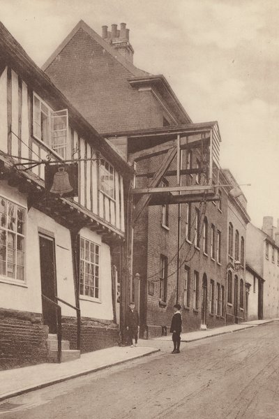 Woodbridge, Suffolk: Old Weighing Machine by (after) English photographer