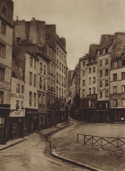 Corner of Jean-de-Beauvais and Lanneau Streets by (after) French Photographer