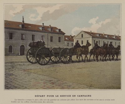 Departure for Campaign Service by (after) French Photographer