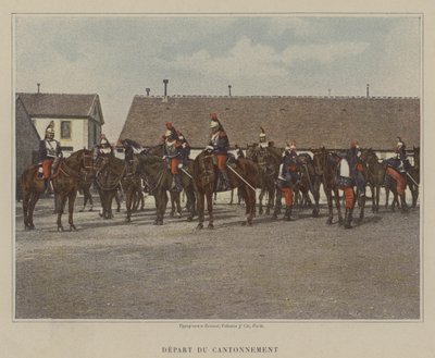 Departure from the Cantonment by (after) French Photographer