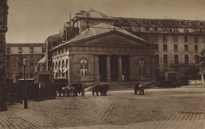 Facade of the Hotel-Dieu on the Parvis Notre-Dame around 1865 by (after) French Photographer