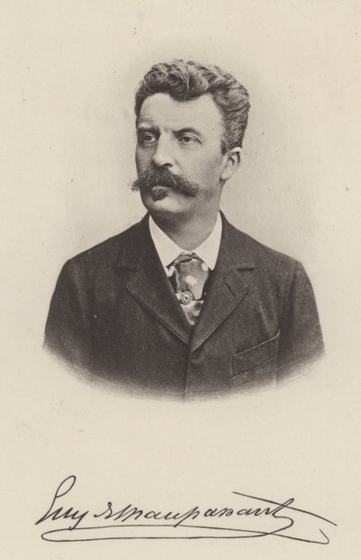 Guy de Maupassant, French Short Story Writer and Novelist by (after) French Photographer