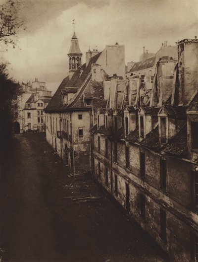 The Interior of the Hospice des Menages in 1868 by (after) French Photographer