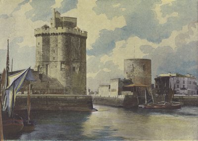 La Rochelle, Entrance to the Port by (after) French Photographer