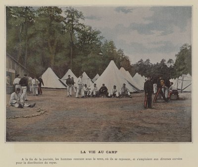 Life at the Camp by (after) French Photographer