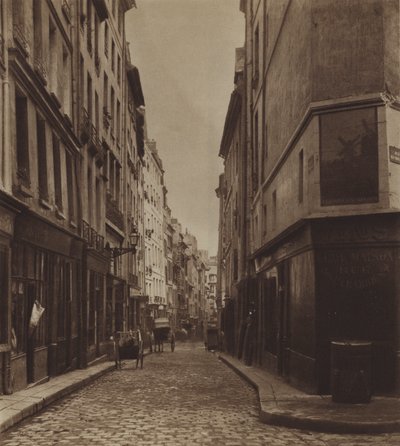 Moineaux Street around 1866, Demolished for the Opening of Opera Avenue by (after) French Photographer