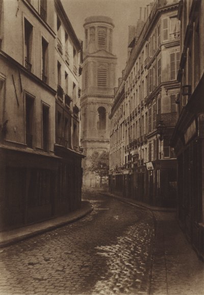 The rue du Vieux-Colombier by (after) French Photographer