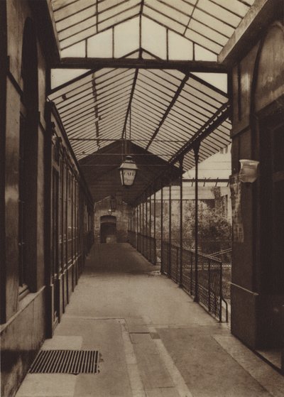 The Old Opera Passage of Rue Le Peletier by (after) French Photographer