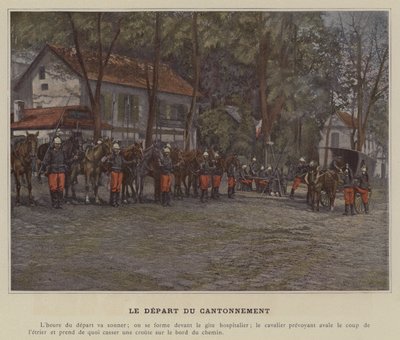 The Departure from the Cantonment by (after) French Photographer