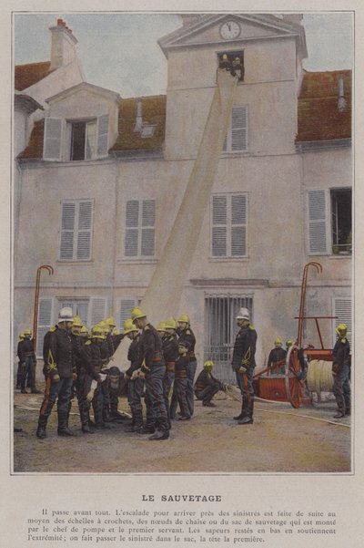 The Rescue by (after) French Photographer